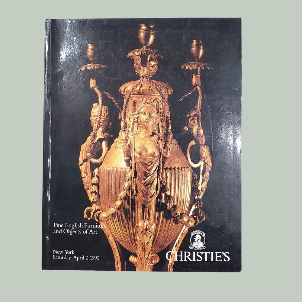 Christie's 1990 Fine English Furniture and Objects of Art Auction Catalog NY